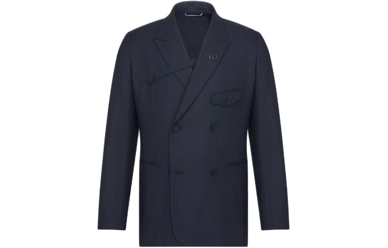 DIOR SS24 Business Suit Coat Men's Blue