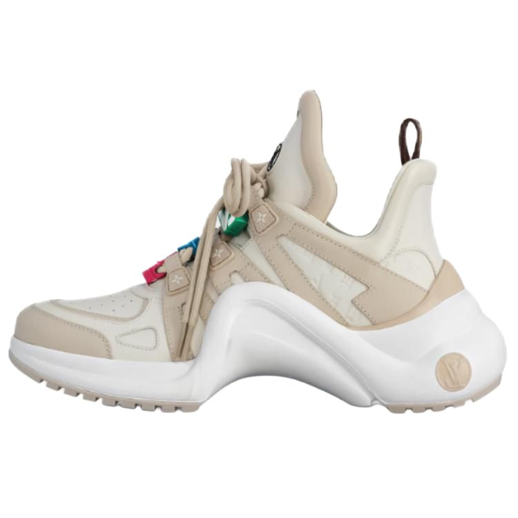 LOUIS VUITTON Archlight Low-Top Casual Shoes 5cm Women's Beige