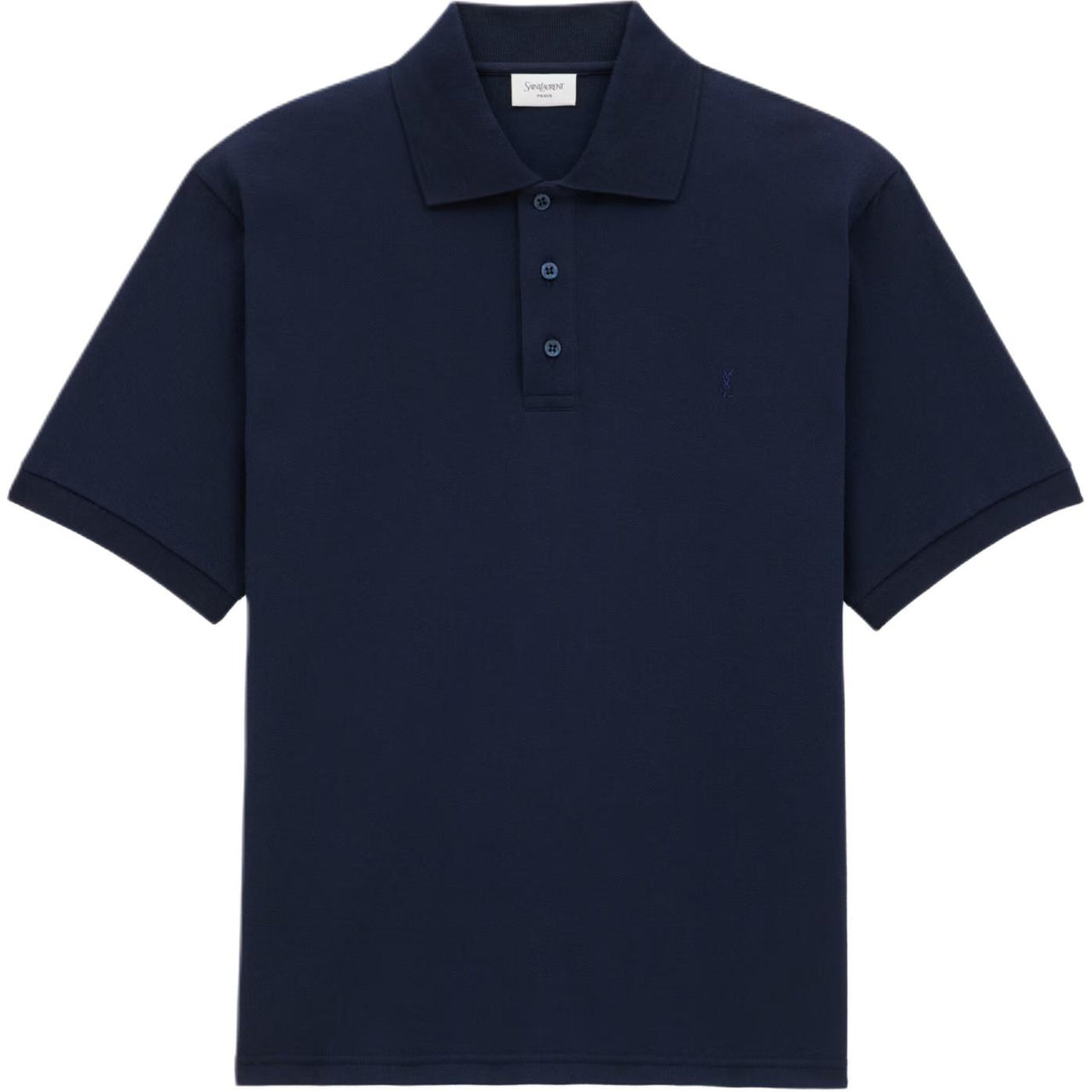 SAINT LAURENT Logo embroidered Polo Shirt
