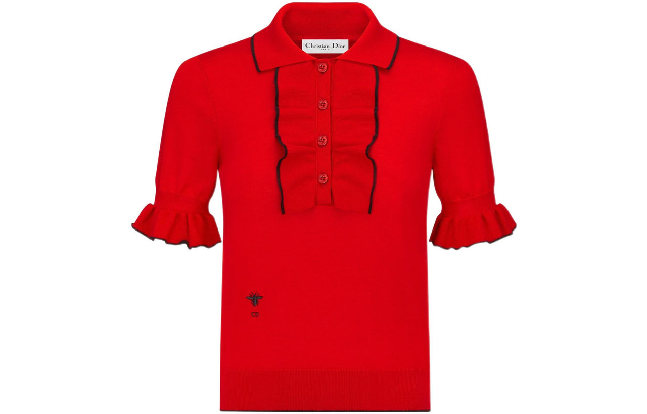 DIOR Cashmere Sweaters Women's Red