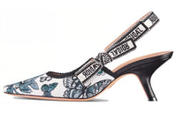 DIOR Slim Heel High Heels 6.5cm Women's Blue