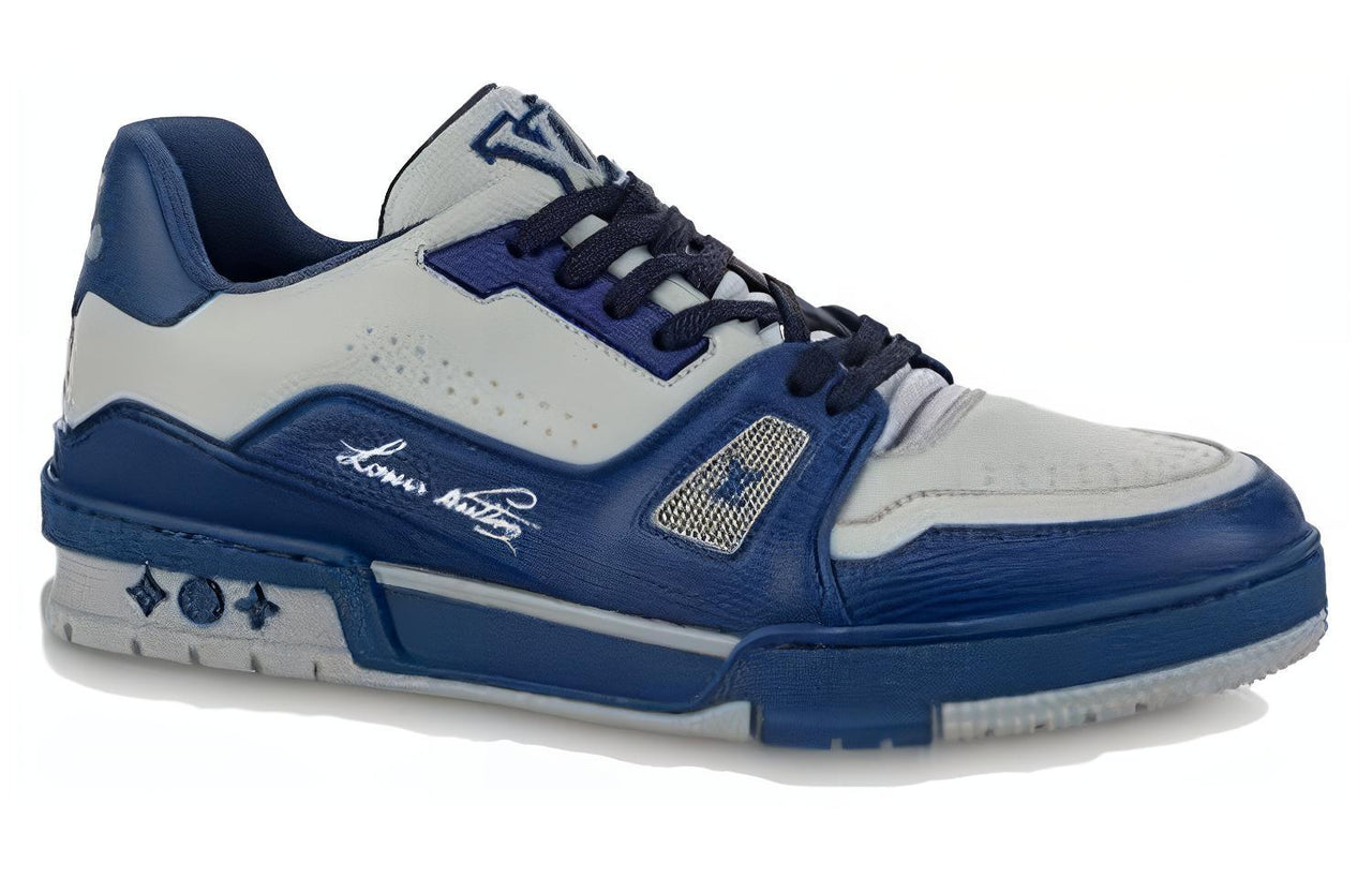 LOUIS VUITTON Trainer Sneakers 'Blue Grey'
