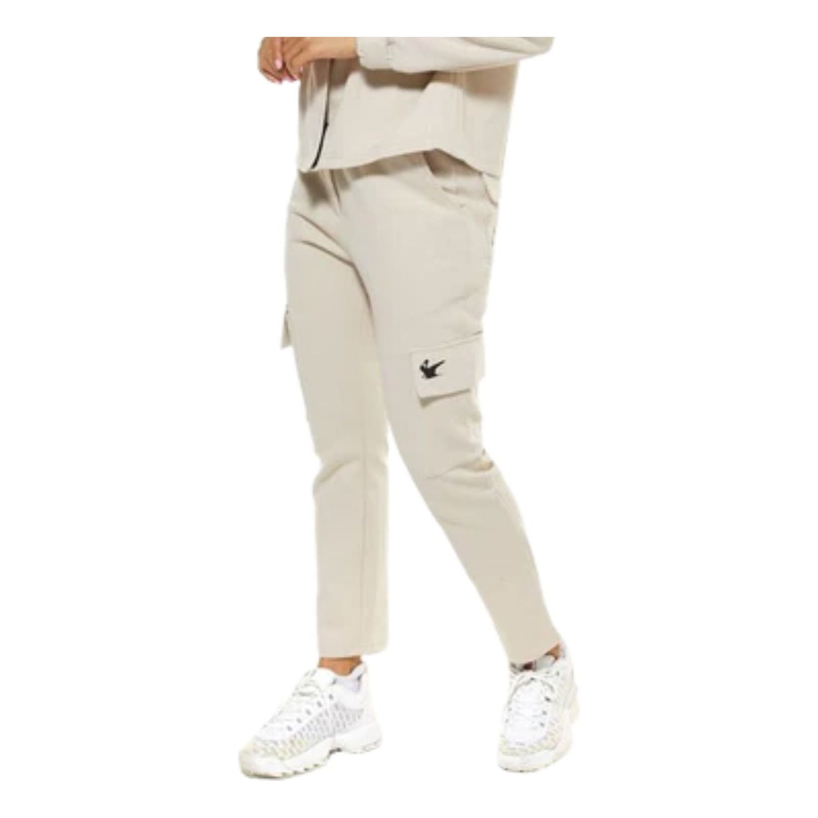 (WMNS) House of Cenmar Cargo-Pockets Pants 'Beige' HOC-BCP