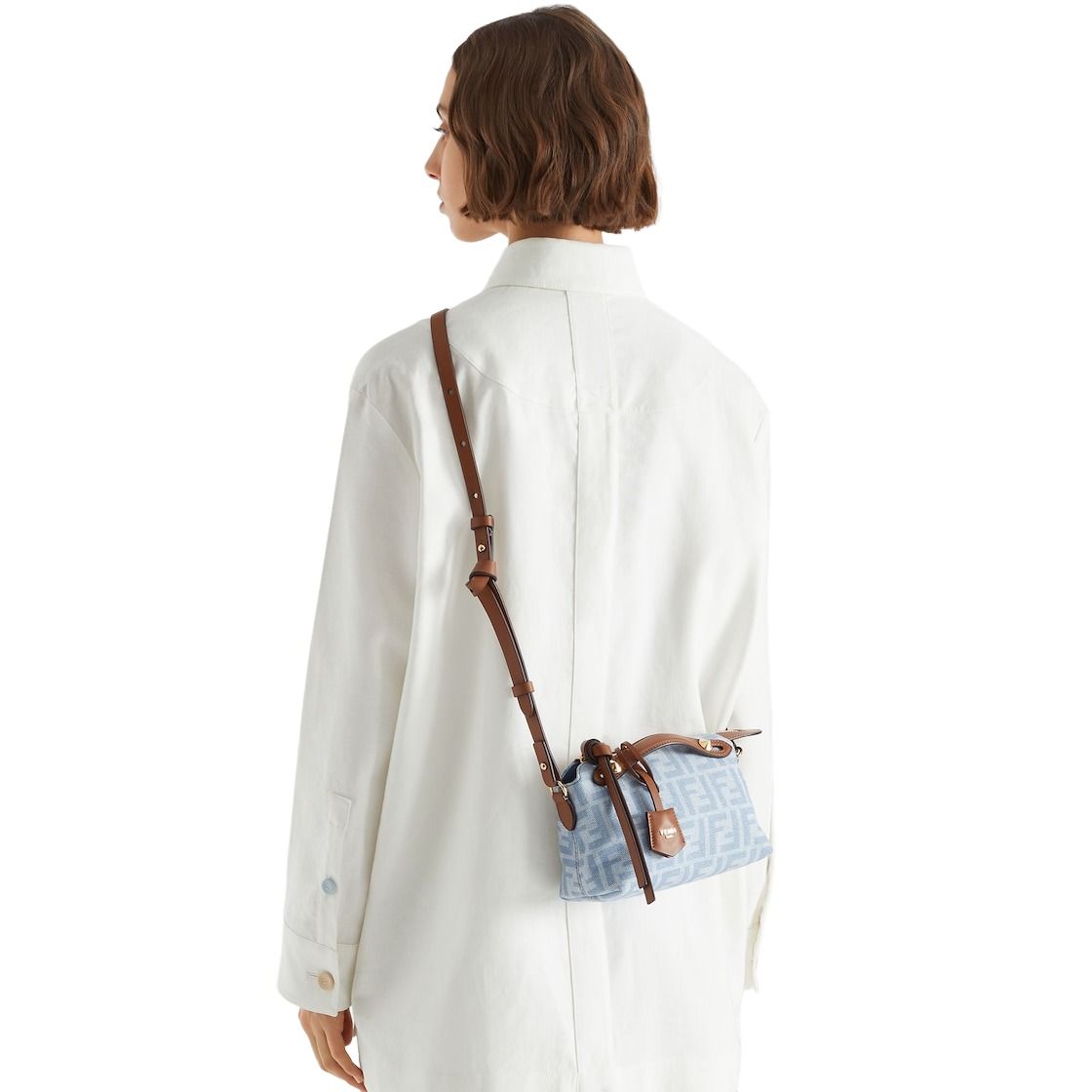 (WMNS) Fendi By The Way Soft Mini 'Light blue' 8BS098AY6QF1WM6