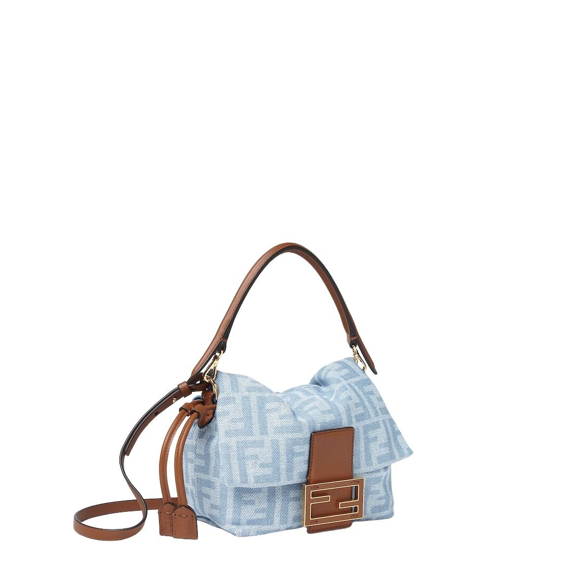 (WMNS) Fendi Mamma Baguette Small 'Light Blue' 8BS105AY6QF1WM6