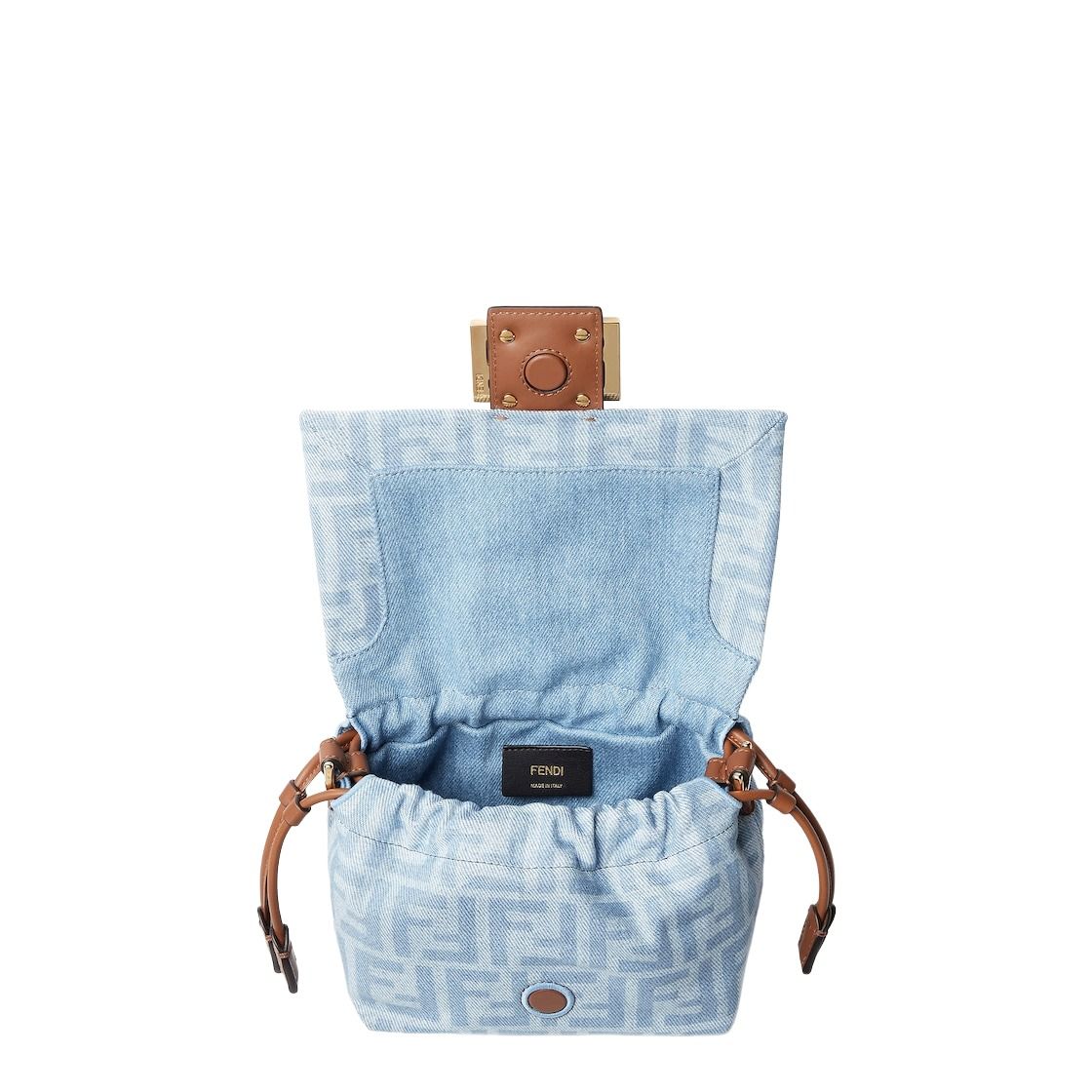 (WMNS) Fendi Mamma Baguette Small 'Light Blue' 8BS105AY6QF1WM6