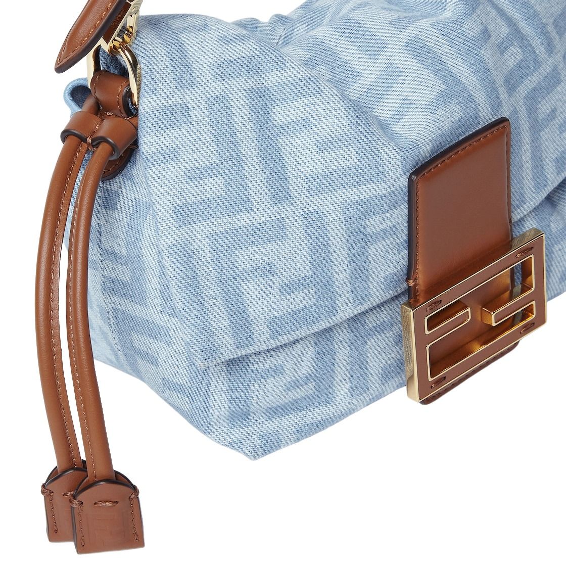 (WMNS) Fendi Mamma Baguette Small 'Light Blue' 8BS105AY6QF1WM6