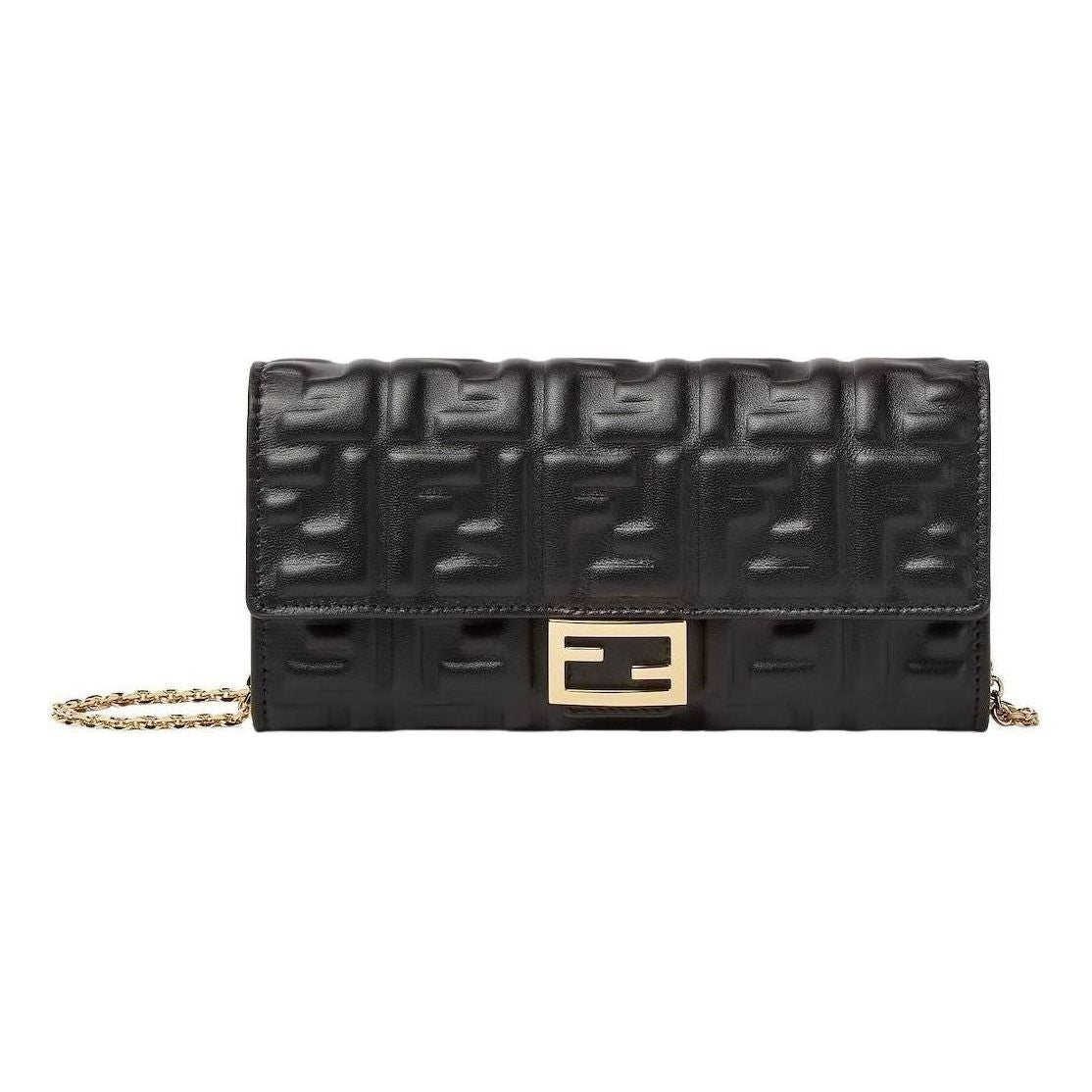 (WMNS) Fendi SS26 Baguette Continental With Chain 'Black' 8M0365AAJDF0KUR