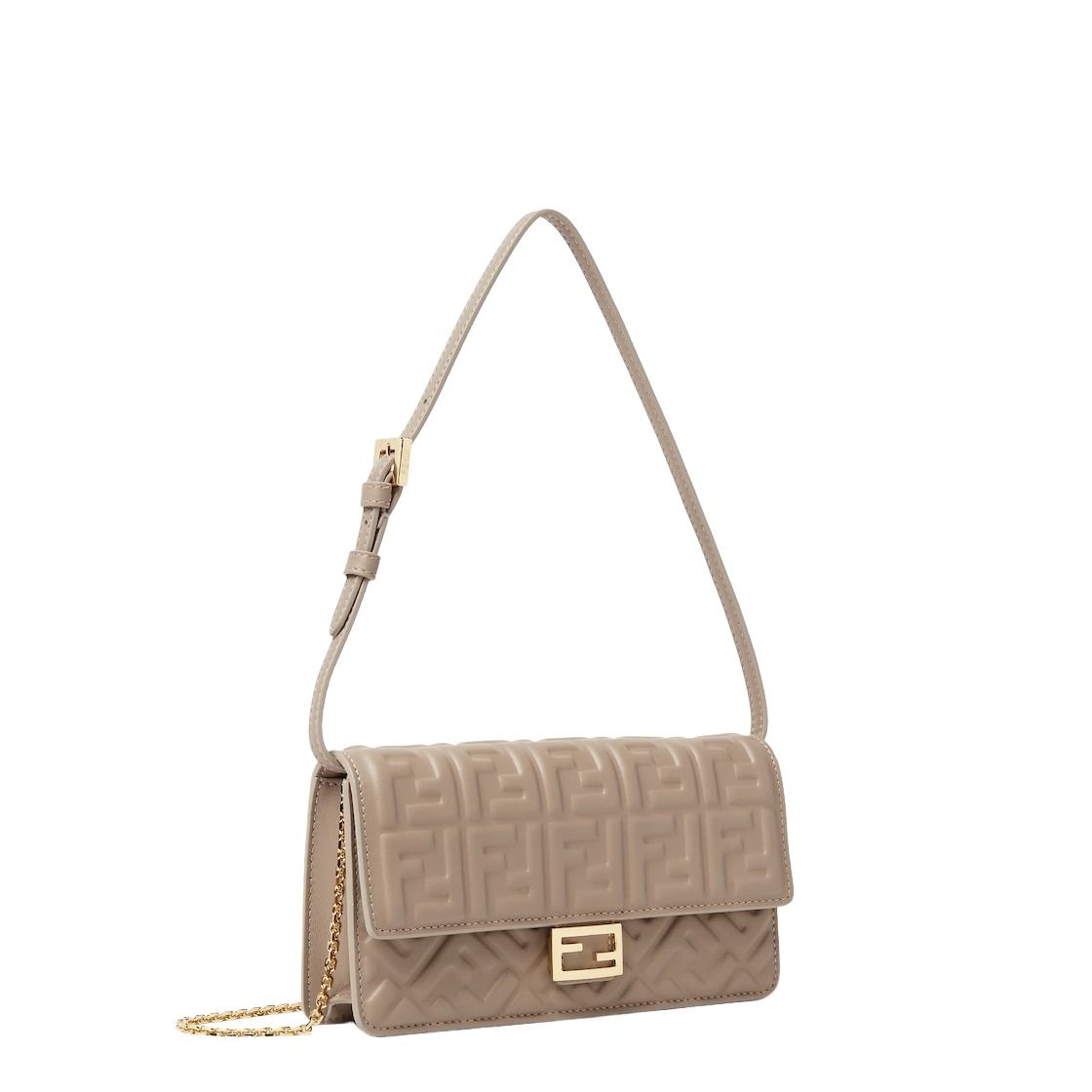 (WMNS) Fendi SS26 Wallet On Chain Baguette 'Grey' 8M0498AAJDF0E65