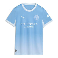 (WMNS) PUMA x Manchester City Home Jersey 'Team Light Blue Icy Blue' 784328-01