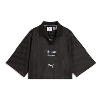(WMNS) PUMA x BMW M Motosport Cropped Polo 'PUMA Black' 634905-01
