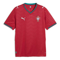 PUMA Portugal Home Soccer Jersey 'Club Red Green Lagoon' 783278-01