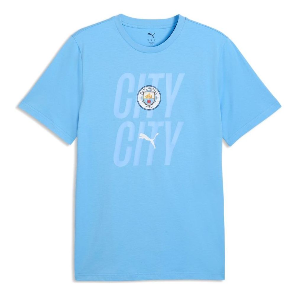 PUMA x Manchester City ftblCulture T-Shirt 'Team Light Blue Blue Guppy' 786279-40