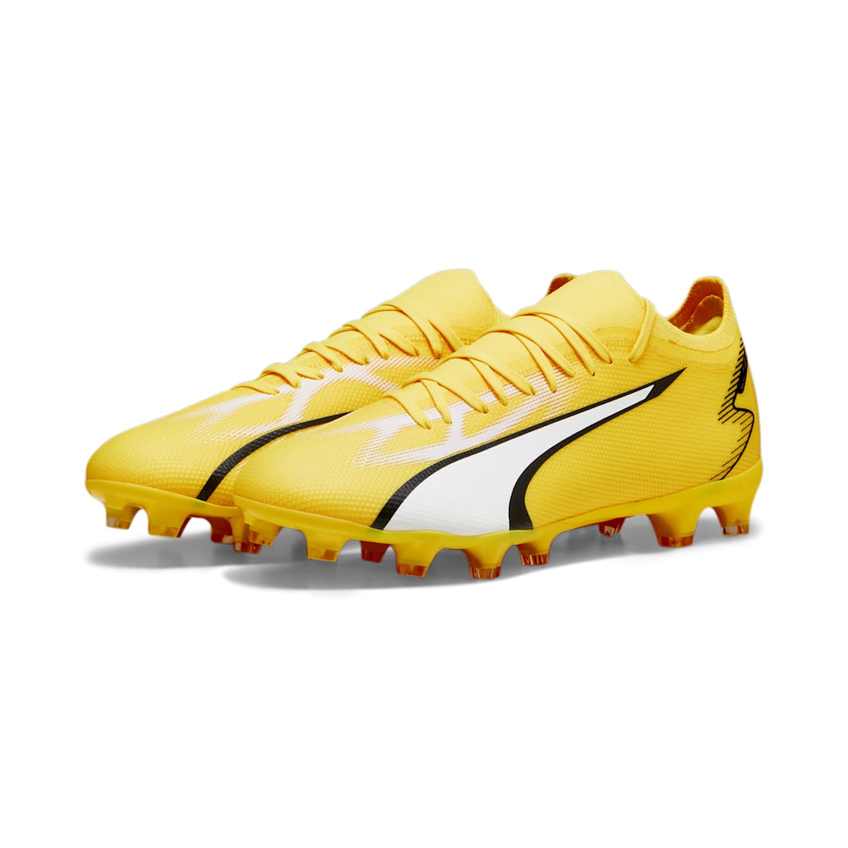 PUMA Ultra Match FG/AG 'Yellow Blaze White Black' 107347-04