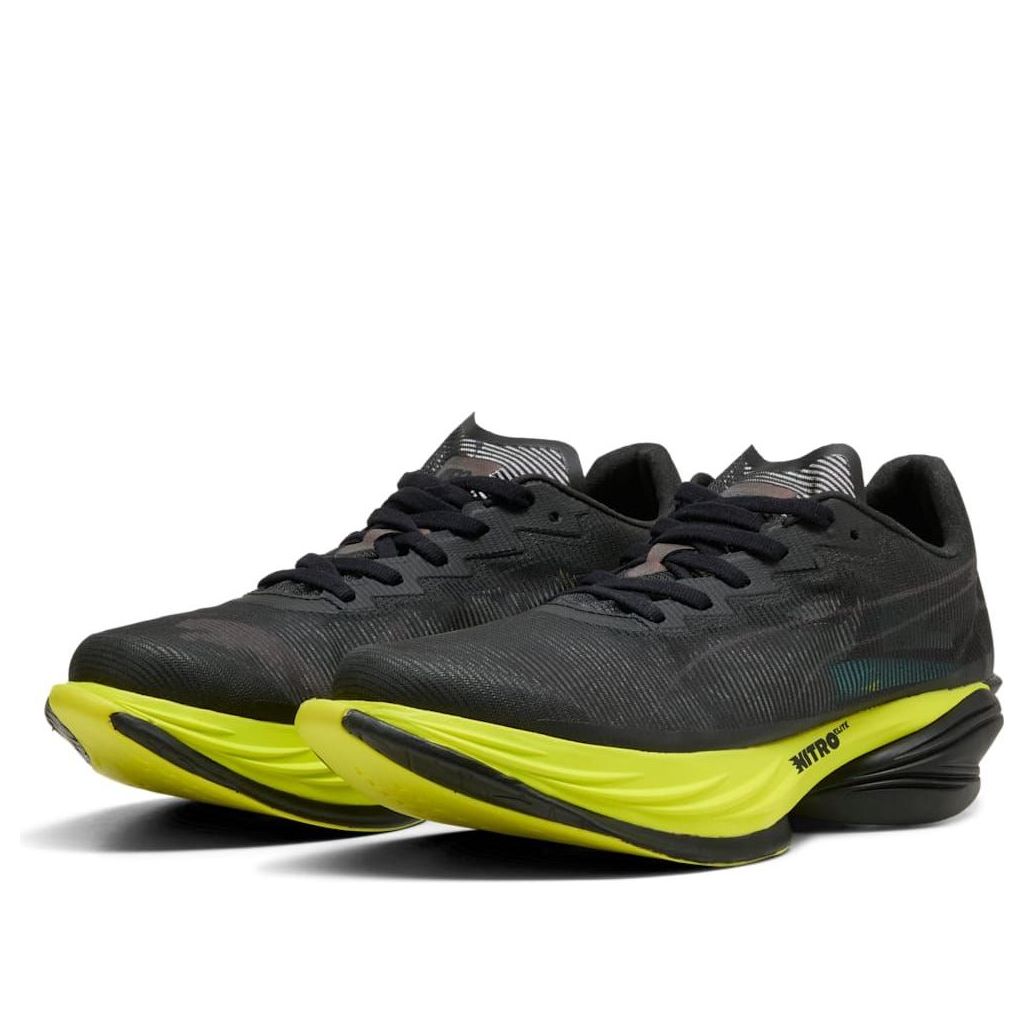 (WMNS) PUMA x Aston Martin Aramco F1 Team Fast-R Nitro Elite 3 'Black Lime Shimmer' 314219-01