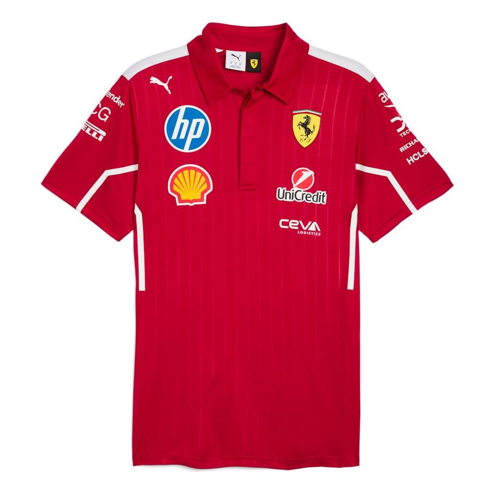 PUMA Scuderia Ferrari HP 2025 Team Polo 'Red' 763938-01