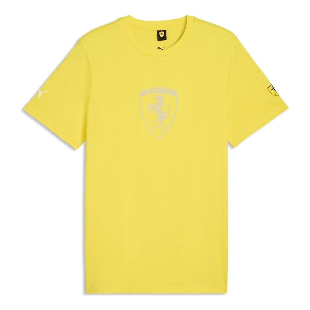 PUMA x Scuderia Ferrari Tonal Shield T-Shirt 'Speed Yellow' 635311-03