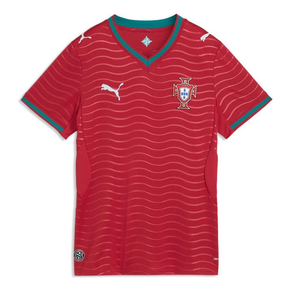 (WMNS) PUMA Portugal 2026 Home Jersey 'Club Red Green Lagoon' 783280-01