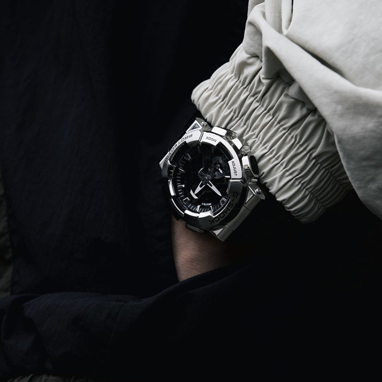 CASIO G-Shock Analog-Digital 'Black Silver' GM-110-1ACR