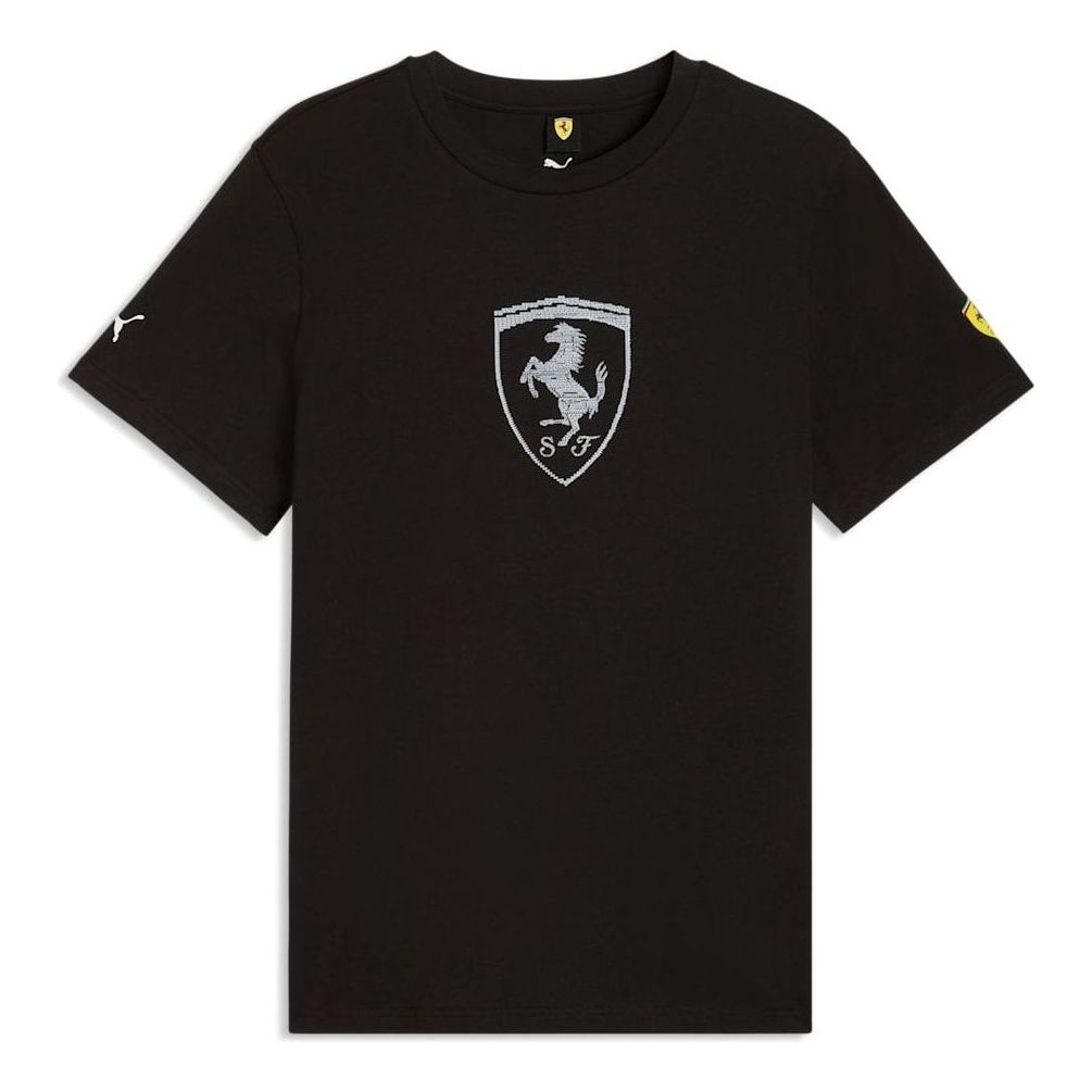 PUMA x Scuderia Ferrari Tonal Shield T-Shirt 'PUMA Black' 635311-01