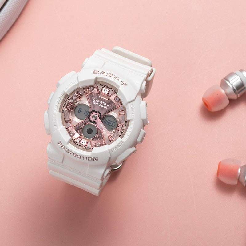 CASIO Baby-G 'Black & White' AEQ-110W-1B&BA-130-7A1PRL