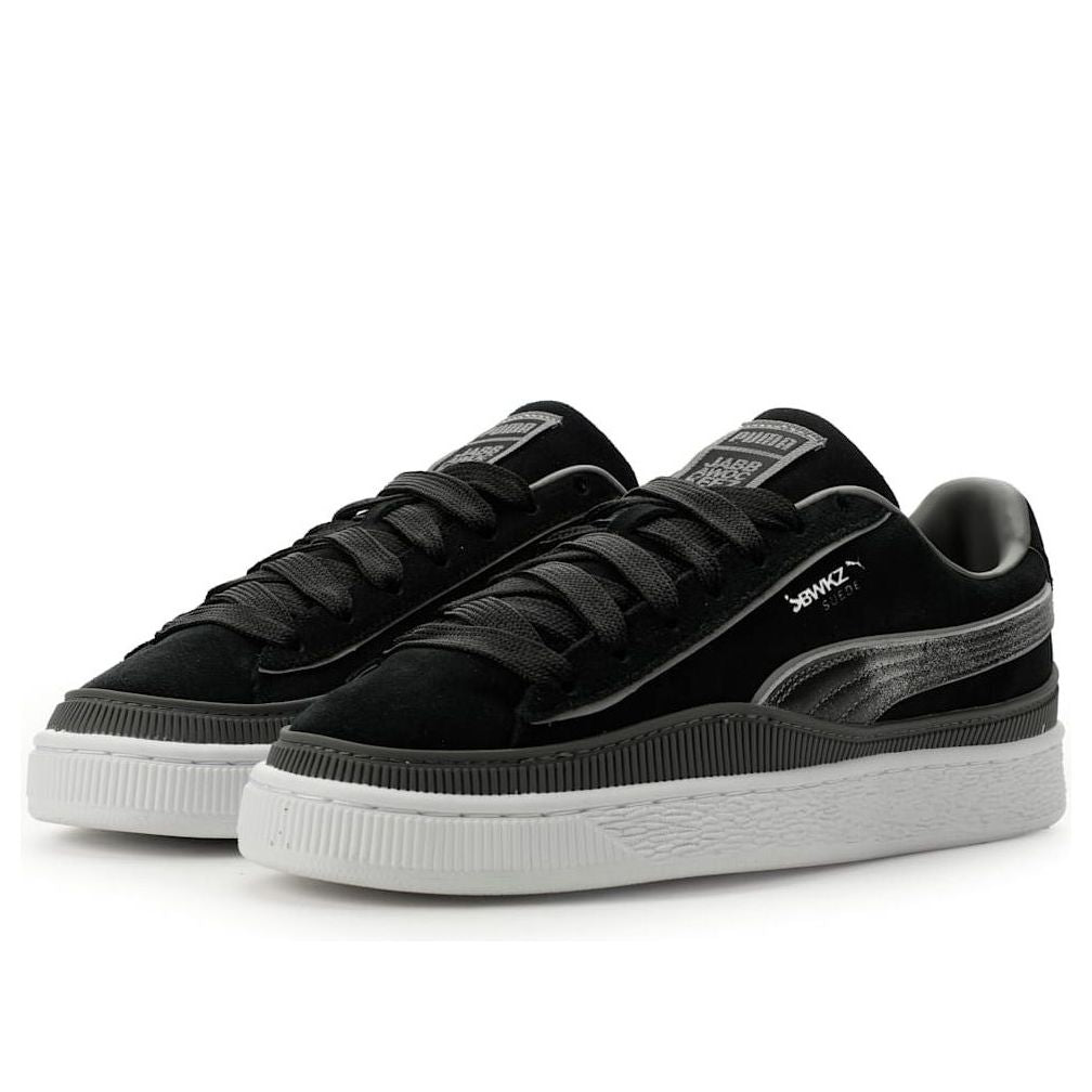 PUMA x Jabbawockeez Suede 'PUMA Black Flat Medium Gray PUMA Silver' 408747-01