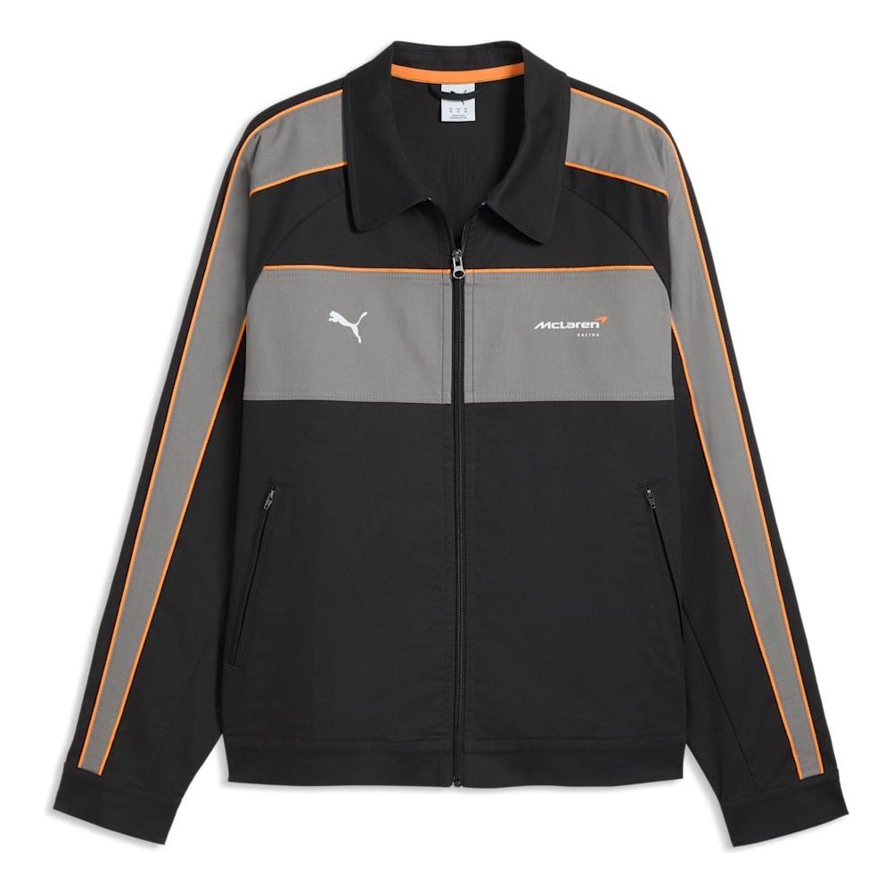 PUMA x McLAREN RACING T7 Coach Jacket 'Titan Black' 637506-07