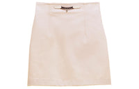 HERMES Casual Short Skirts Women's Gray White