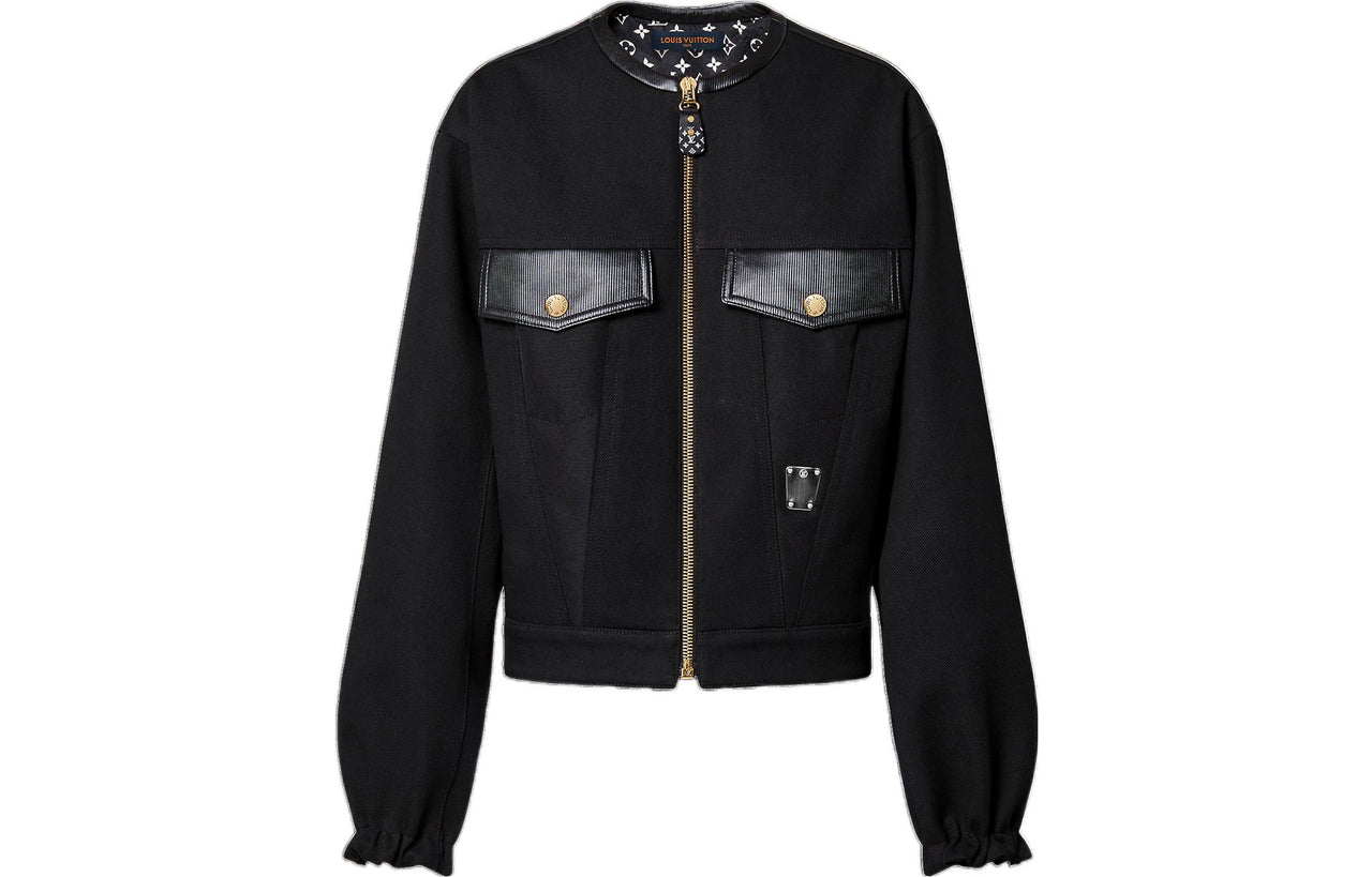 LOUIS VUITTON Cotton Drill Frill Sleeve Jacket