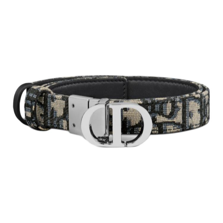 DIOR Badge Buckle Smooth Buckle Leather Belts Women's Multicolor 2CM