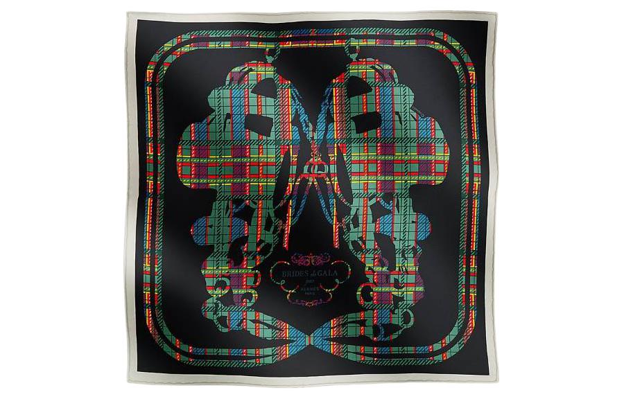 HERMES Silk Scarves Women's Multicolor
