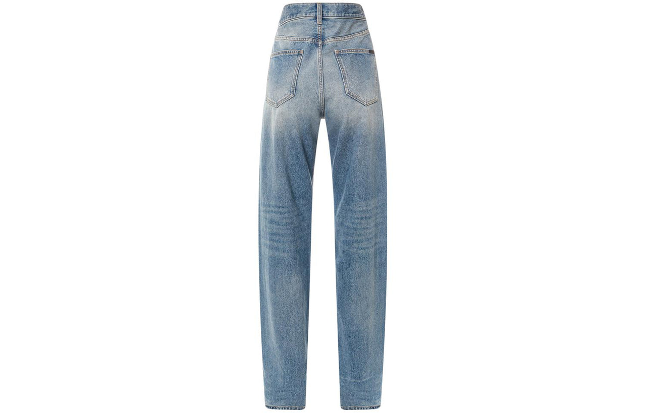 SAINT LAURENT FW23 Jeans Women's Blue