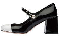 MIU MIU Two-tone Patent Leather 65mm Pumps