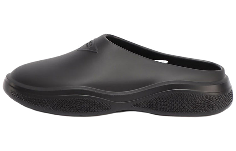 PRADA Foam Rubber Mule Black