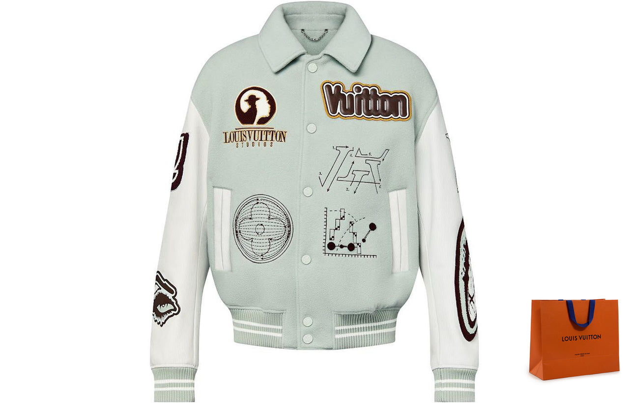 LOUIS VUITTON Varsity Leather Blouson