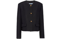 PRADA Single breasted Tricotine Jacket