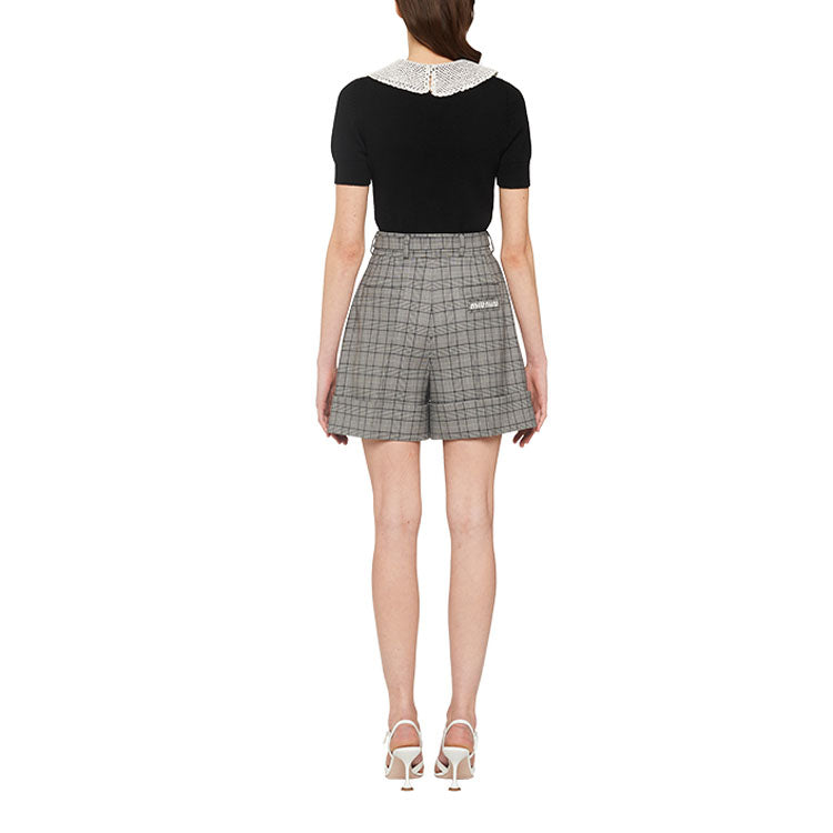MIU MIU Casual Shorts Women's Gray