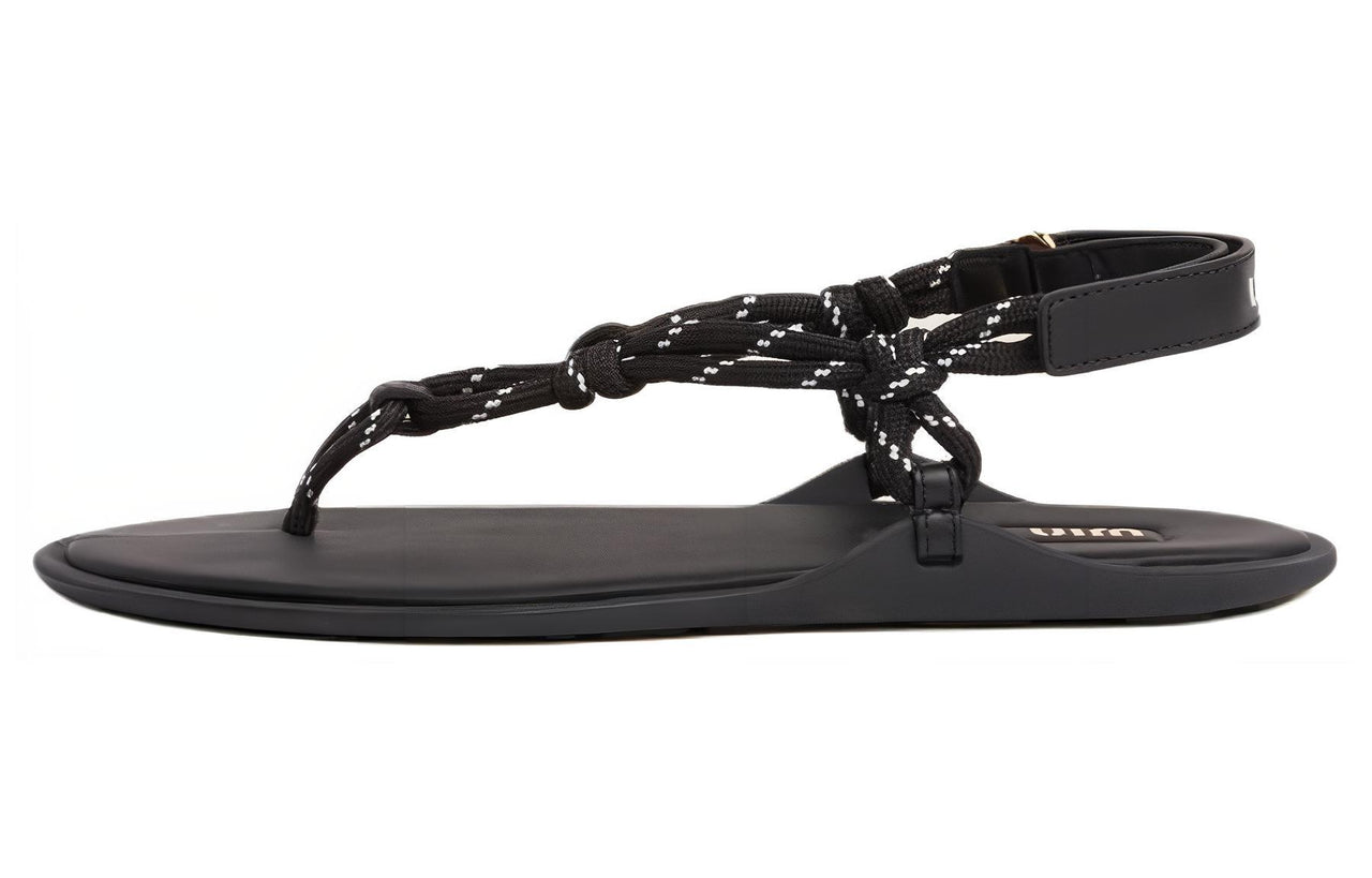 MIU MIU Strap Sandals Women's Black