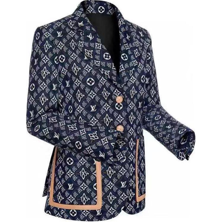 LOUIS VUITTON Business Suit Women's Blue