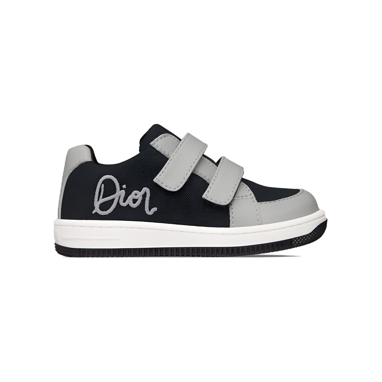 DIOR B23 Low-Top Baby & Toddler Shoes Black Gray Color Infant And Toddler