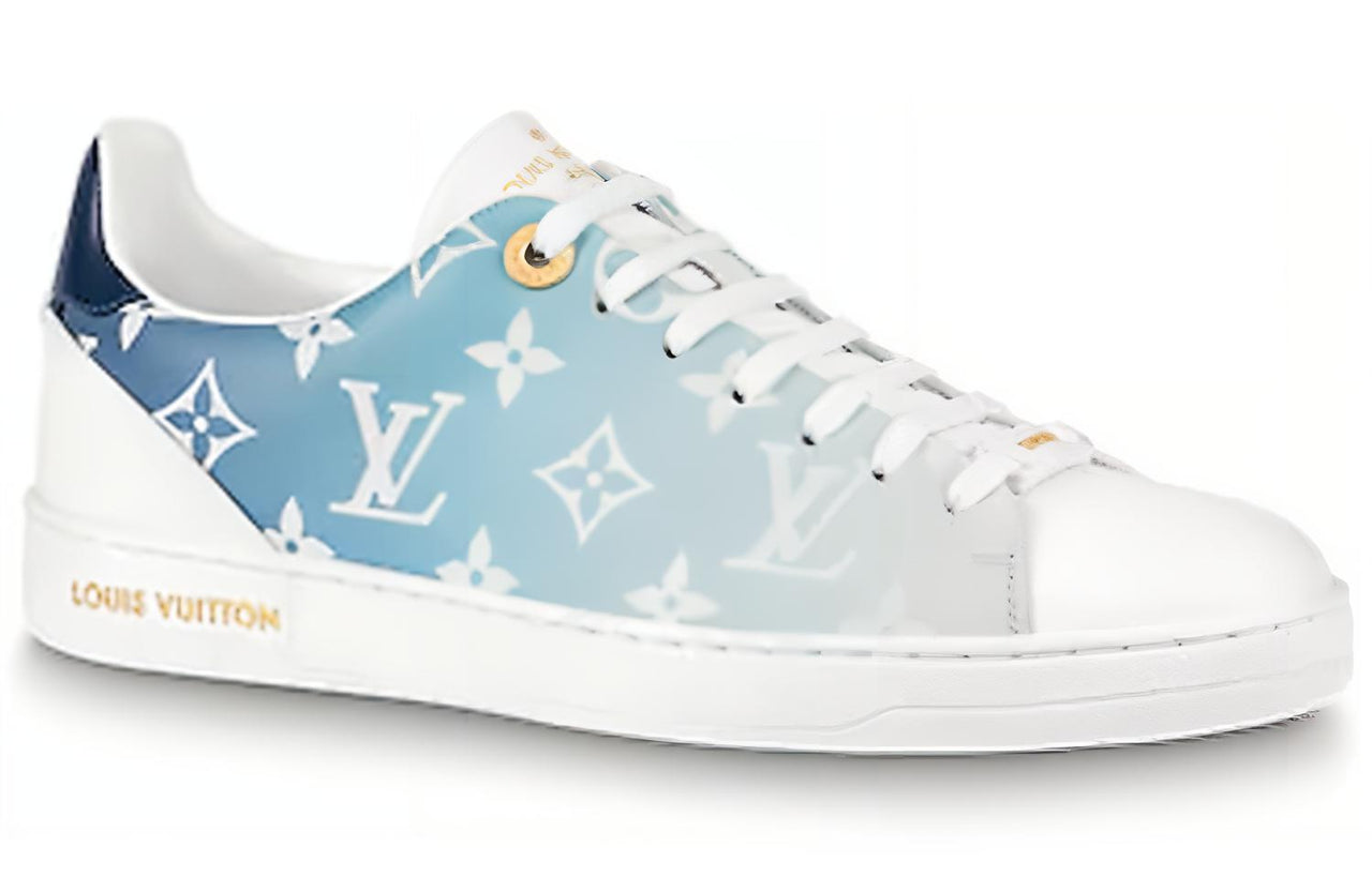 LOUIS VUITTON Lv Frontrow Sneakers Blue Women's
