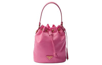 PRADA Re-EditionRe-Nylon Fabric With Leather Bucket Bags Shoulder Bag Crossbody Bag Handbag Mini Women's Begonia Pink