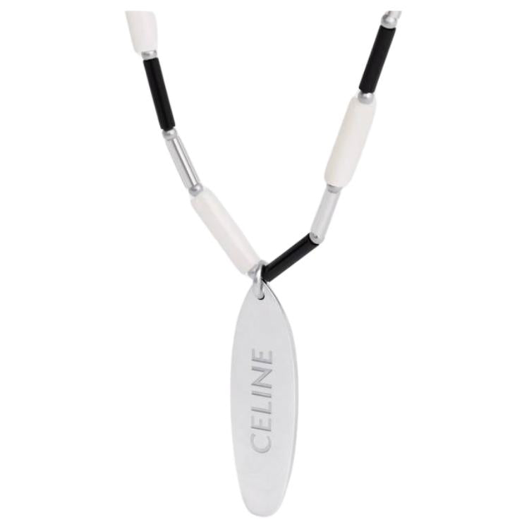 CELINE Brass Necklaces Men's Silver