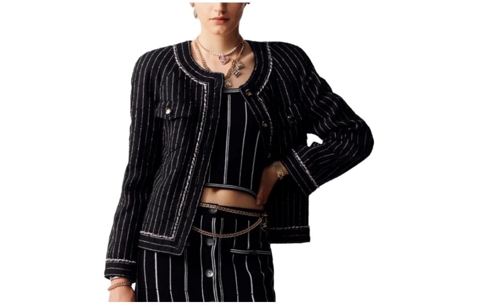 CHANEL 23 Spring Summer New Arrivals Tank Top Women's Black