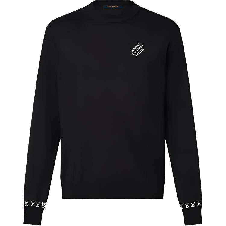 LOUIS VUITTON Long-Sleeved Cotton Crewneck