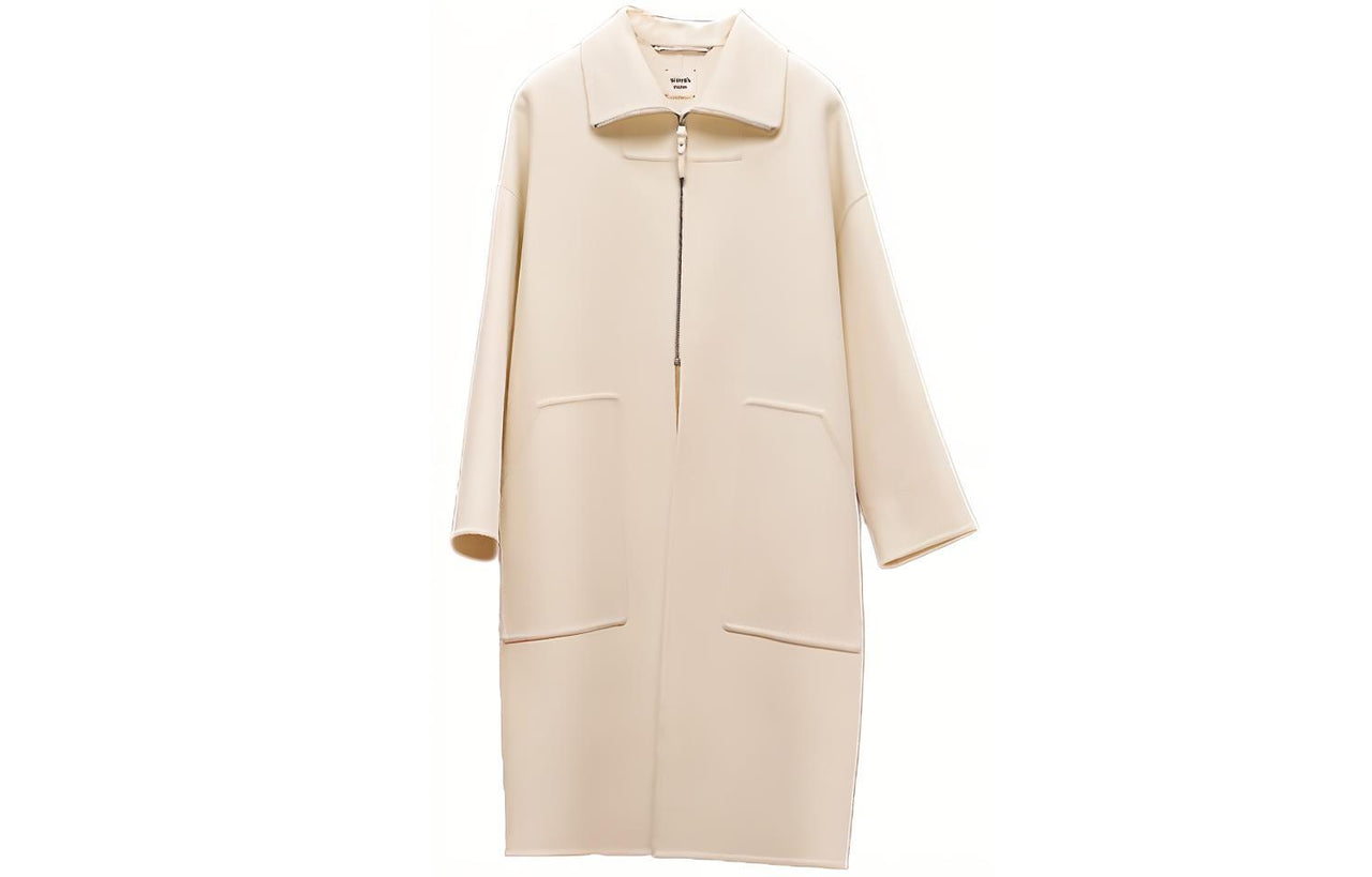 HERMES FW22 Coats Coat Women's White