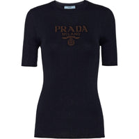 PRADA SS24 Regular T Shirt Women's Blue