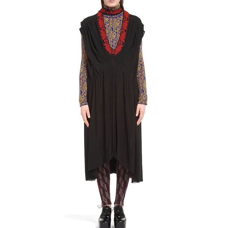 PRADA FW21 Sleeveless Dress Women's Black