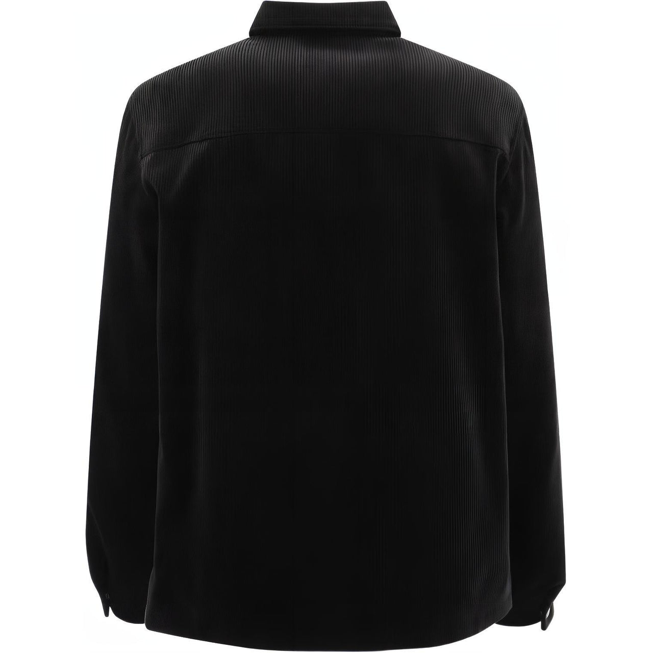 PRADA Long-Sleeved Logo Plaque Shirt