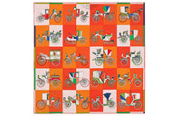 HERMES Silk Scarves Women's Orange